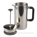 Double Wall French Press With Plastic Handle